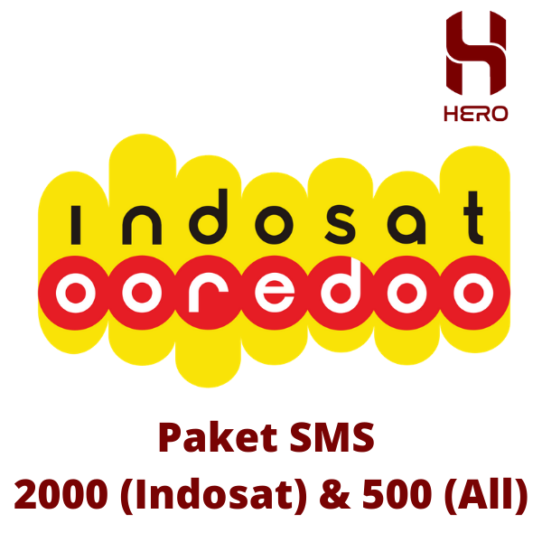 Telepon & Sms INDOSAT PAKET SMS - SMS 2000 Sesama+500 All Opr 30H