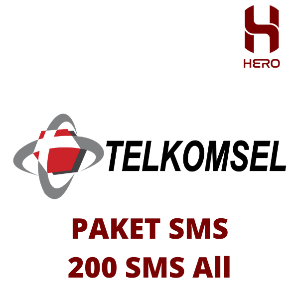 Telepon & Sms TELKOMSEL PAKET SMS - Tsel 200 SMS AllOpt 1Hr