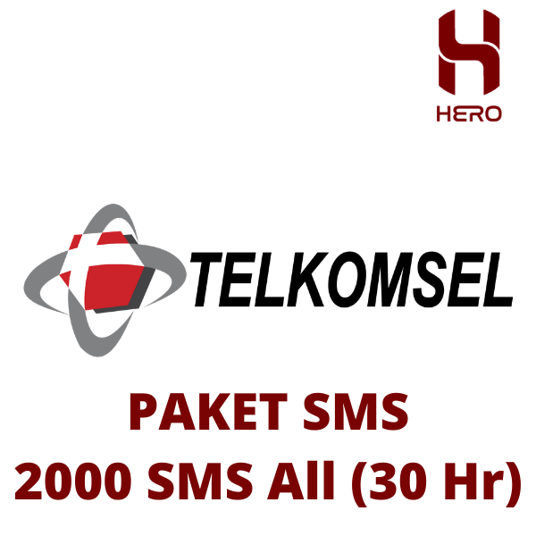 Telepon & Sms TELKOMSEL PAKET SMS - Tsel 2000 SMS All Operator 30Hr